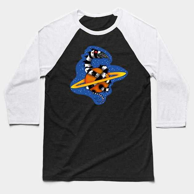 Sandworms of Saturn (stars) Baseball T-Shirt by Bat13SJx